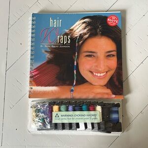 Vintage Klutz Hair Wraps Book.